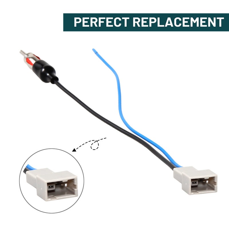 Anina Car Radio Antenna Adapter Compatible with 2003-2016 Honda CRV Fit Accord Civic Mazda CX-3 CX-5 Antenna Cable Extension Connector to Aftermarket Radio Receivers - Image 3